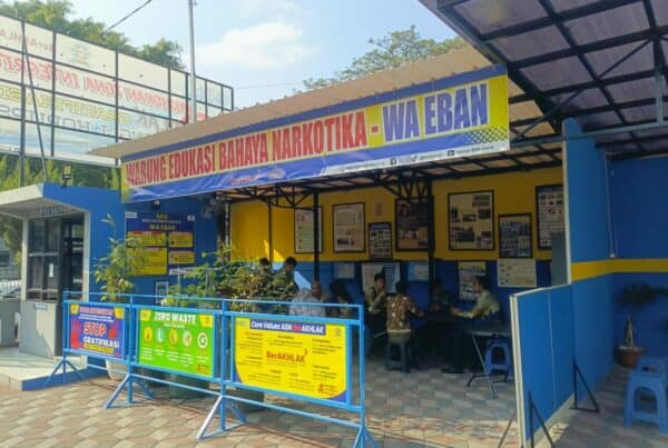 PIKET SIAGA P4GN DI WARUNG EDUKASI BAHAYA NARKOTIKA (WA EBAN) BNNK GARUT