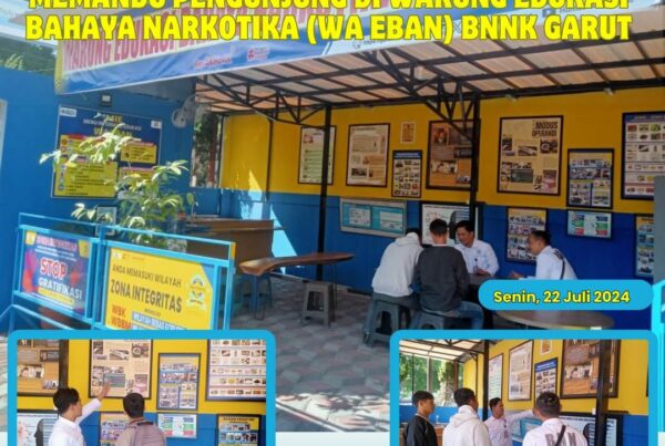 PIKET SIAGA P4GN DI WARUNG EDUKASI BAHAYA NARKOTIKA (WA EBAN) BNNK GARUT