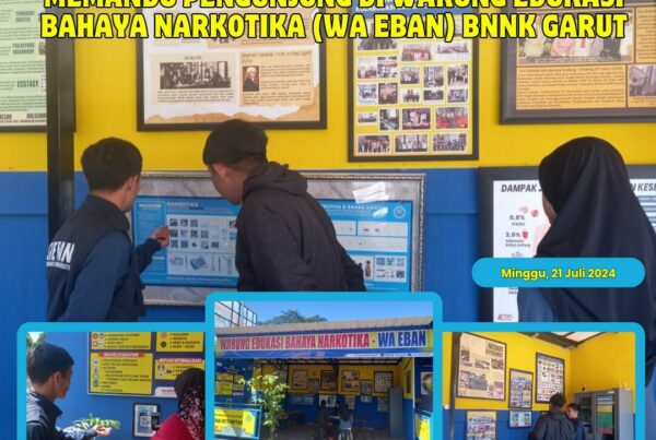 PIKET SIAGA P4GN DI WARUNG EDUKASI BAHAYA NARKOTIKA (WA EBAN) BNNK GARUT