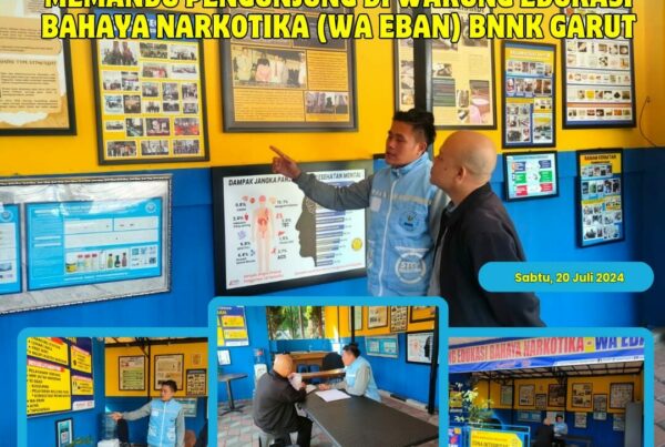 PIKET SIAGA P4GN DI WARUNG EDUKASI BAHAYA NARKOTIKA (WA EBAN) BNNK GARUT