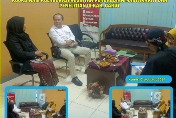 Kunjungan Tim Unit Kajian dan Layanan NAPZA Politeknik Kesejahteraan Sosial Bandung dalam Rangka Kolaborasi Penguatan dan Inovasi P4GN serta Pengabdian Masyarakat dan Penelitian di BNNK Garut