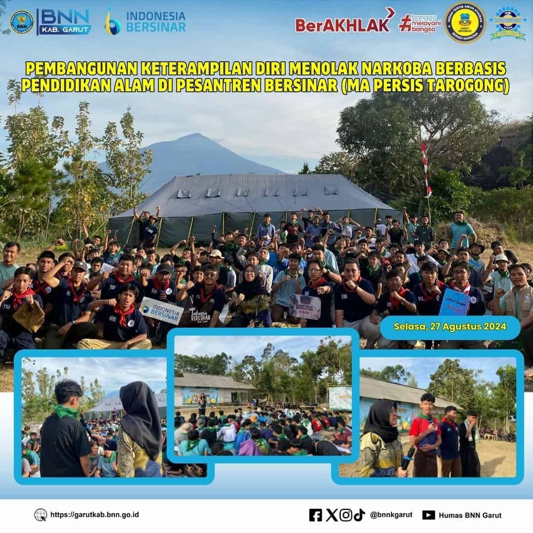 Pembangunan Keterampilan Diri Menolak Narkoba Berbasis Pendidikan Alam Di Pesantren BERSINAR MA Persis Tarogong Pembangunan Keterampilan Diri Menolak Narkoba Berbasis Pendidikan Alam Di Pesantren BERSINAR MA Persis Tarogong