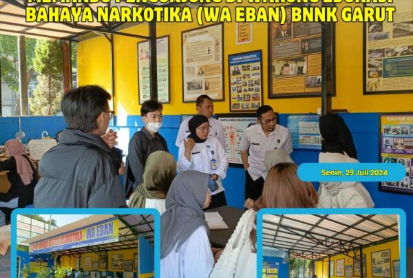PIKET SIAGA P4GN DI WARUNG EDUKASI BAHAYA NARKOTIKA (WA EBAN) BNNK GARUT