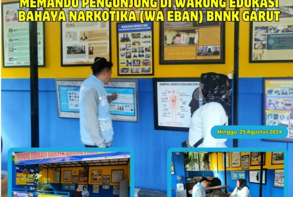 PIKET SIAGA P4GN DI WARUNG EDUKASI BAHAYA NARKOTIKA (WA EBAN) BNNK GARUT