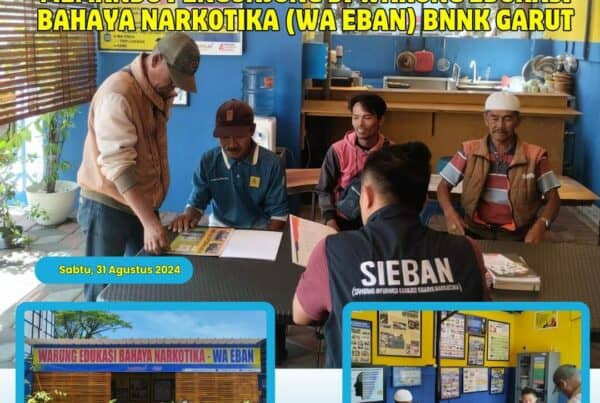 SAMBANG INFORMASI DAN EDUKASI BAHAYA NARKOTIKA (SIEBAN), PELAYANAN KELILING, DAN SOSIALISASI AGEN INFORMASI NARKOTIKA GARUT (AING) DI DESA RANCABANGO