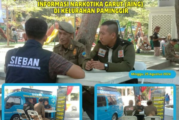 PIKET SIAGA P4GN DI WARUNG EDUKASI BAHAYA NARKOTIKA (WA EBAN) BNNK GARUT