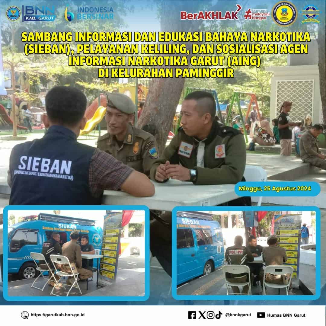 PIKET SIAGA P4GN DI WARUNG EDUKASI BAHAYA NARKOTIKA (WA EBAN) BNNK GARUT PIKET SIAGA P4GN DI WARUNG EDUKASI BAHAYA NARKOTIKA (WA EBAN) BNNK GARUT