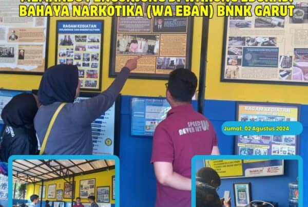 PIKET SIAGA P4GN DI WARUNG EDUKASI BAHAYA NARKOTIKA (WA EBAN) BNNK GARUT