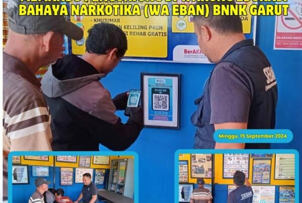 PIKET SIAGA P4GN DI WARUNG EDUKASI BAHAYA NARKOTIKA (WA EBAN) BNNK GARUT