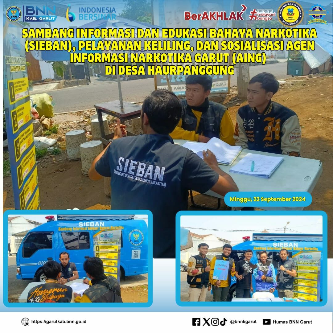 Perkuat P4GN, BNNK Garut Gelar Kolaborasi P4GN Bersama Kelurahan Sukamentri Melalui FGD BERSINAR