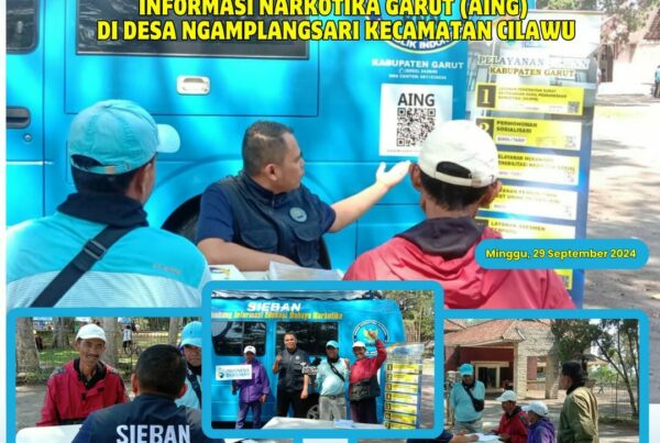 PIKET SIAGA P4GN DI WARUNG EDUKASI BAHAYA NARKOTIKA (WA EBAN) BNNK GARUT