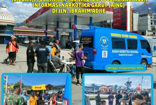 PIKET SIAGA P4GN DI WARUNG EDUKASI BAHAYA NARKOTIKA (WA EBAN) BNNK GARUT