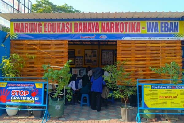 PIKET SIAGA P4GN DI WARUNG EDUKASI BAHAYA NARKOTIKA (WA EBAN) BNNK GARUT