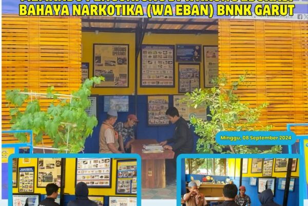 PIKET SIAGA P4GN DI WARUNG EDUKASI BAHAYA NARKOTIKA (WA EBAN) BNNK GARUT