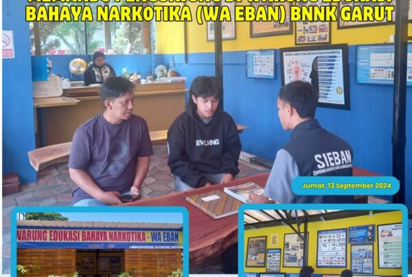 PIKET SIAGA P4GN DI WARUNG EDUKASI BAHAYA NARKOTIKA (WA EBAN) BNNK GARUT