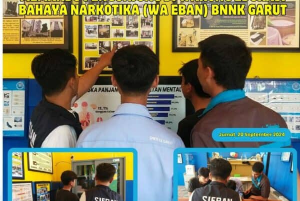 PIKET SIAGA P4GN DI WARUNG EDUKASI BAHAYA NARKOTIKA (WA EBAN) BNNK GARUT