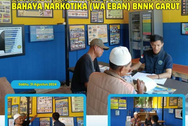 PIKET SIAGA P4GN DI WARUNG EDUKASI BAHAYA NARKOTIKA (WA EBAN) BNNK GARUT