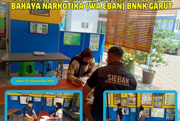 PIKET SIAGA P4GN DI WARUNG EDUKASI BAHAYA NARKOTIKA (WA EBAN) BNNK GARUT