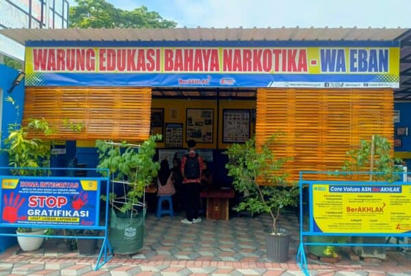 PIKET SIAGA P4GN DI WARUNG EDUKASI BAHAYA NARKOTIKA (WA EBAN) BNNK GARUT