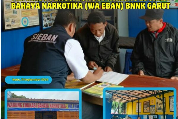 PIKET SIAGA P4GN DI WARUNG EDUKASI BAHAYA NARKOTIKA (WA EBAN) BNNK GARUT