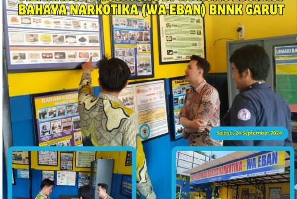 PIKET SIAGA P4GN DI WARUNG EDUKASI BAHAYA NARKOTIKA (WA EBAN) BNNK GARUT