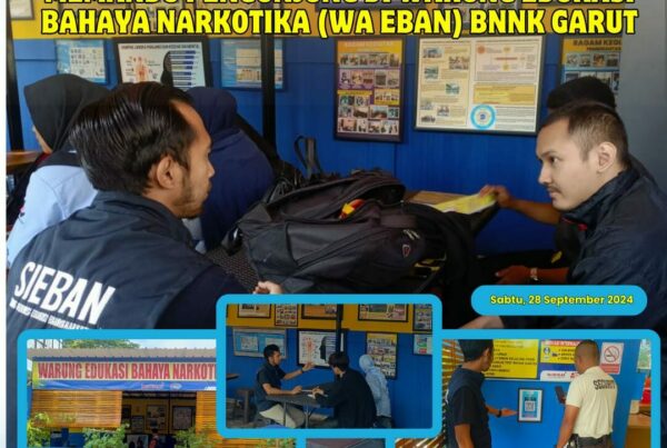 PIKET SIAGA P4GN DI WARUNG EDUKASI BAHAYA NARKOTIKA (WA EBAN) BNNK GARUT