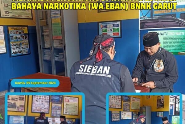 PIKET SIAGA P4GN DI WARUNG EDUKASI BAHAYA NARKOTIKA (WA EBAN) BNNK GARUT