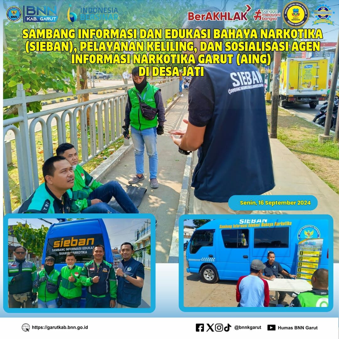 PIKET SIAGA P4GN DI WARUNG EDUKASI BAHAYA NARKOTIKA (WA EBAN) BNNK GARUT