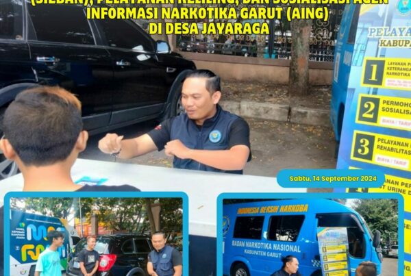 PIKET SIAGA P4GN DI WARUNG EDUKASI BAHAYA NARKOTIKA (WA EBAN) BNNK GARUT
