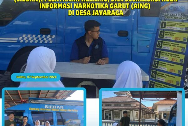 PIKET SIAGA P4GN DI WARUNG EDUKASI BAHAYA NARKOTIKA (WA EBAN) BNNK GARUT