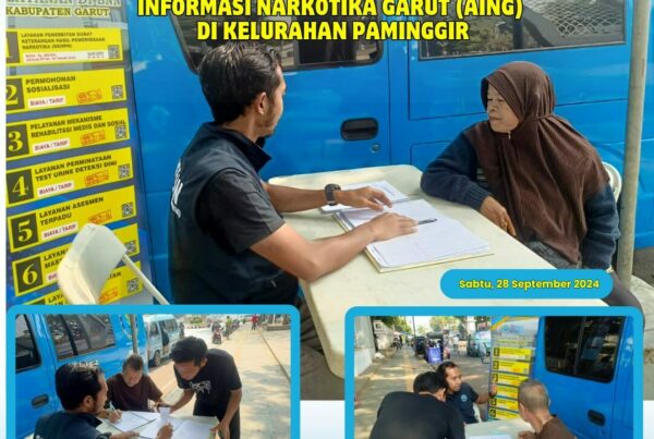 PIKET SIAGA P4GN DI WARUNG EDUKASI BAHAYA NARKOTIKA (WA EBAN) BNNK GARUT