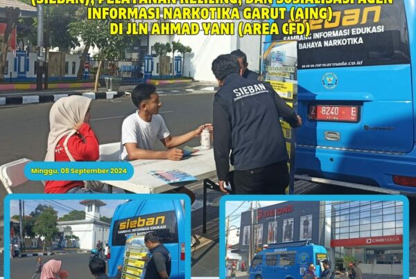 PIKET SIAGA P4GN DI WARUNG EDUKASI BAHAYA NARKOTIKA (WA EBAN) BNNK GARUT