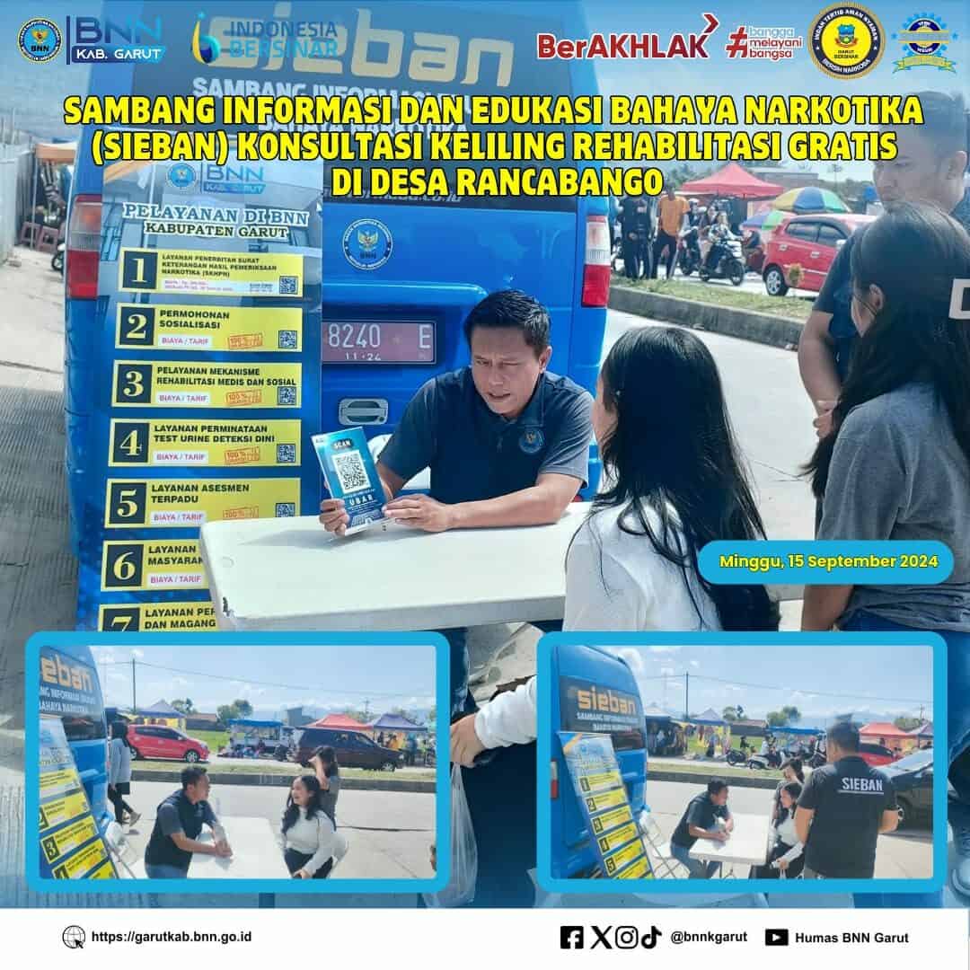 PIKET SIAGA P4GN DI WARUNG EDUKASI BAHAYA NARKOTIKA (WA EBAN) BNNK GARUT