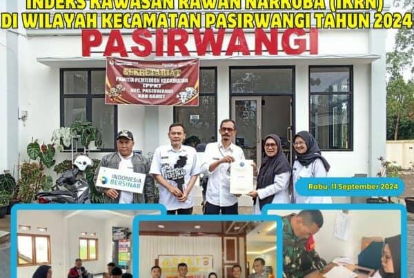 BNNK Garut Laksanakan Koordinasi Survei Pemetaan Indeks Kawasan Rawan Narkoba (IKRN) Di Kecamatan Pasirwangi Tahun 2024
