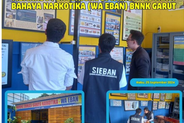 PIKET SIAGA P4GN DI WARUNG EDUKASI BAHAYA NARKOTIKA (WA EBAN) BNNK GARUT