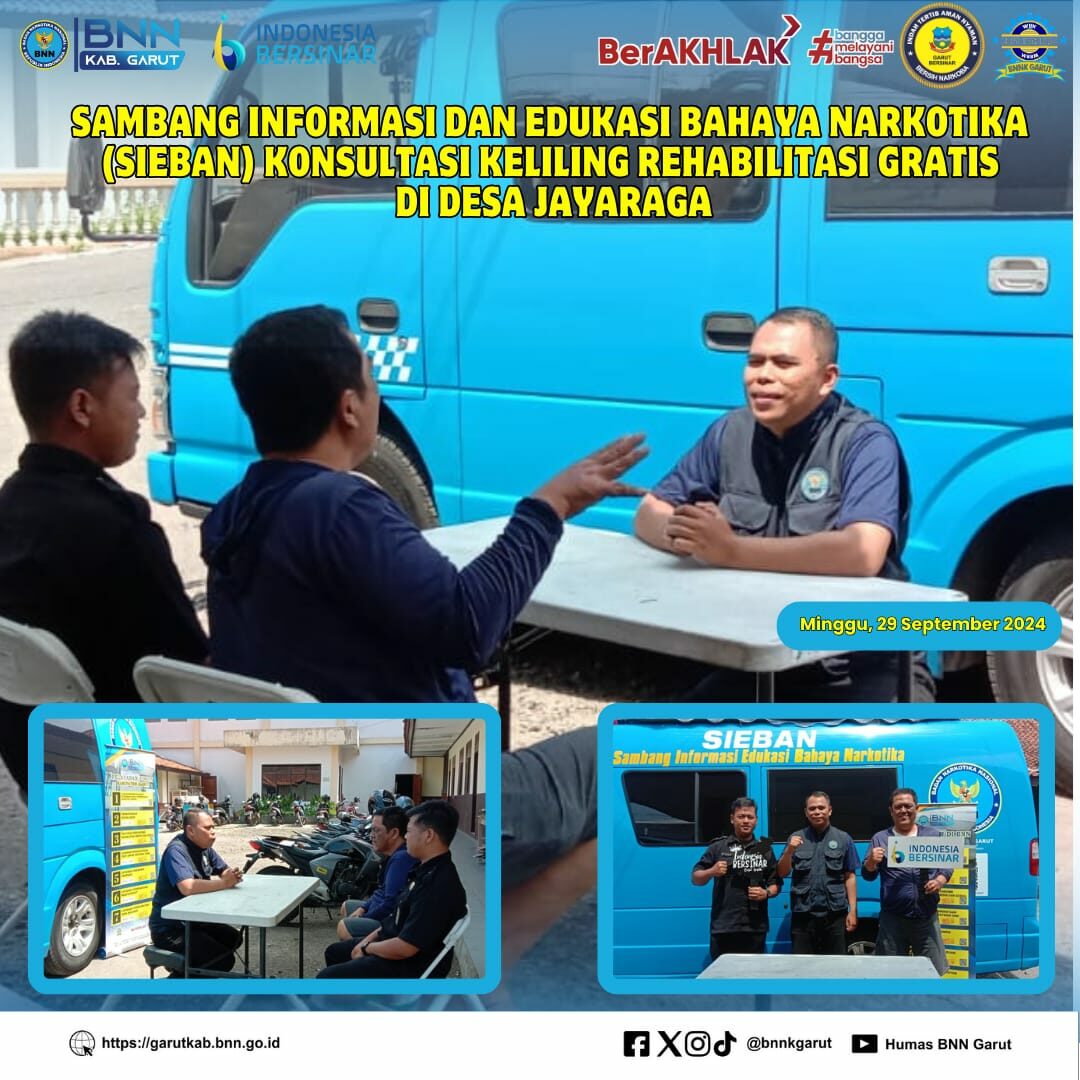 PIKET SIAGA P4GN DI WARUNG EDUKASI BAHAYA NARKOTIKA (WA EBAN) BNNK GARUT