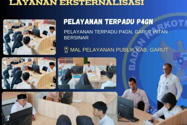 BNNK Garut Adakan Pelayanan Terpadu P4GN, GARUT INTAN BERSINAR di Mal Pelayanan Publik(MPP) Kab. Garut