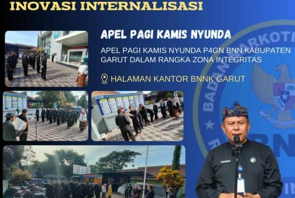 Inovasi Internalisasi, Apel Pagi Kamis Nyunda P4GN BNNK Garut Dalam Rangka Zona Integritas (ZI)