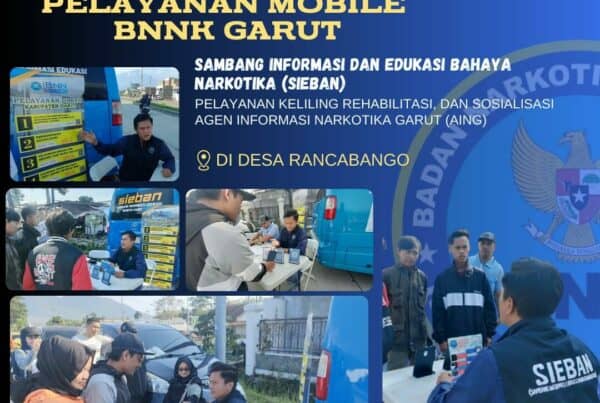 LAYANAN INOVASI EKSTERNALISASI BNNK GARUT, MEMANDU PENGUNJUNG DI WARUNG EDUKASI BAHAYA NARKOTIKA (WA EBAN) BNNK GARUT