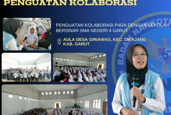 Penguatan Kolaborasi P4GN BNNK Garut Dengan Sekolah BERSINAR SMA Negeri 4 Garut