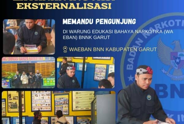 PIKET SIAGA P4GN BNNK GARUT LAYANAN INOVASI EKSTERNALISASI, MEMANDU PENGUNJUNG DI WARUNG EDUKASI BAHAYA NARKOTIKA (WA EBAN) BNNK GARUT PIKET SIAGA P4GN BNNK GARUT LAYANAN INOVASI EKSTERNALISASI, MEMANDU PENGUNJUNG DI WARUNG EDUKASI BAHAYA NARKOTIKA (WA EBAN) BNNK GARUT