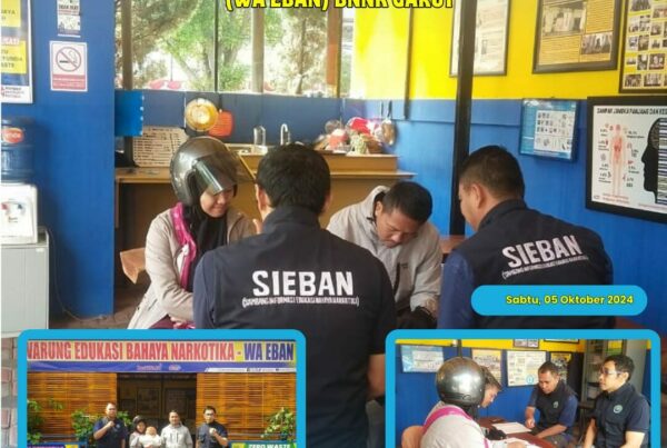 PIKET SIAGA P4GN DI WARUNG EDUKASI BAHAYA NARKOTIKA (WA EBAN) BNNK GARUT