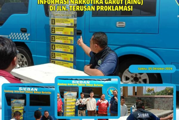PIKET SIAGA P4GN DI WARUNG EDUKASI BAHAYA NARKOTIKA (WA EBAN) BNNK GARUT