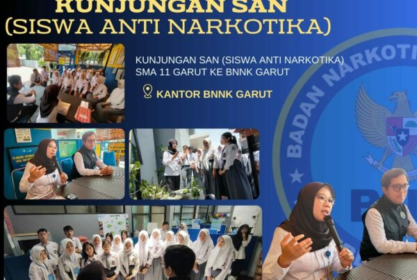 Kunjungan Penguatan Literasi Edukasi Anti Narkotika SAN SMA 11 Garut