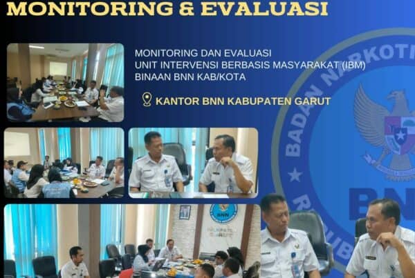 Monitoring dan Evaluasi Unit Intervensi Berbasis Masyarakat (IBM) Binaan BNNK Garut
