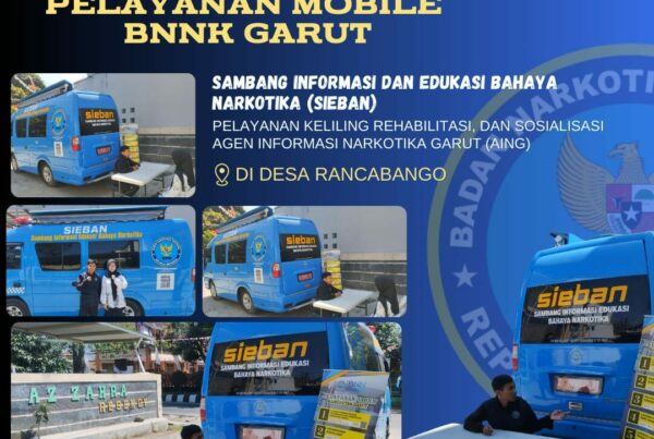 BNNK GARUT PERKUAT LAYANAN INOVASI EKSTERNALISASI, MEMANDU PENGUNJUNG DI WARUNG EDUKASI BAHAYA NARKOTIKA (WA EBAN) BNNK GARUT
