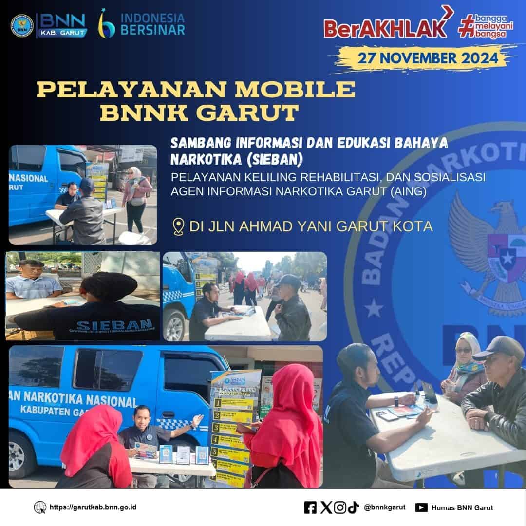 LAYANAN INOVASI EKSTERNALISASI BNNK GARUT, MEMANDU PENGUNJUNG DI WARUNG EDUKASI BAHAYA NARKOTIKA (WA EBAN) BNNK GARUT LAYANAN INOVASI EKSTERNALISASI BNNK GARUT, MEMANDU PENGUNJUNG DI WARUNG EDUKASI BAHAYA NARKOTIKA (WA EBAN) BNNK GARUT