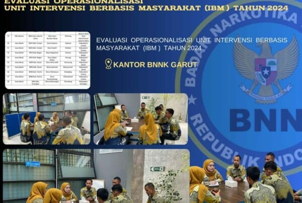 BNNK Garut Gelar Monitoring Operasionalisasi Unit Intervensi Berbasis Masyarakat (IBM) Tahun 2024