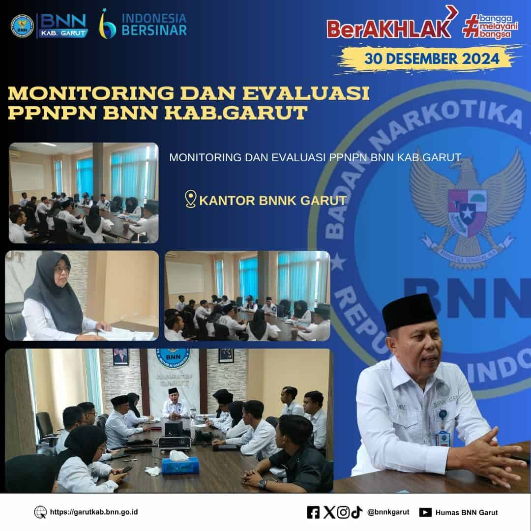 BNNK Garut Gelar Monitoring dan Evaluasi PPNPN Tahun Anggaran 2024 BNNK Garut Gelar Monitoring dan Evaluasi PPNPN Tahun Anggaran 2024