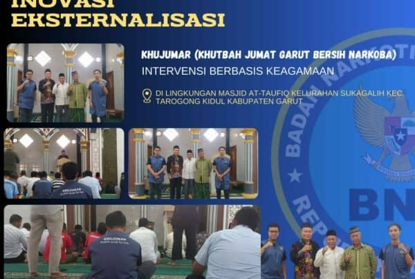 BNNK GARUT PERKUAT LAYANAN INOVASI EKSTERNALISASI, MEMANDU PENGUNJUNG DI WARUNG EDUKASI BAHAYA NARKOTIKA (WA EBAN) BNNK GARUT